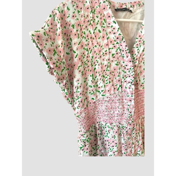 Black Tape Floral Smocked Summer Dress Women’s Size Small Petite NWT - Picture 6 of 10
